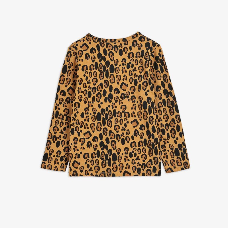 MINI RODINI, BASIC LEOPARD GRANDPA SHIRT