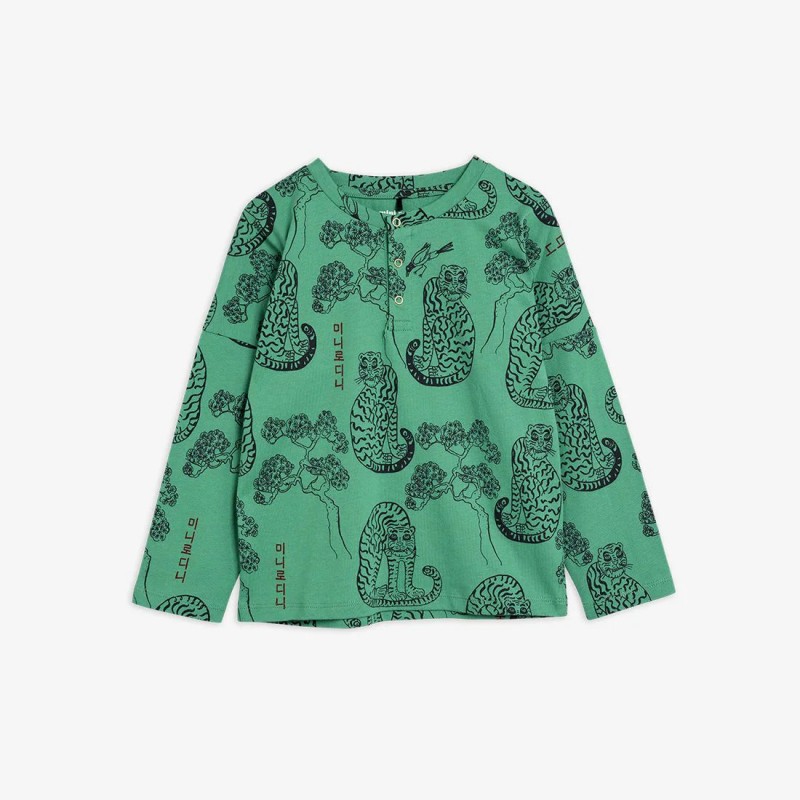 MINI RODINI, TIGER GRANDPA SHIRT