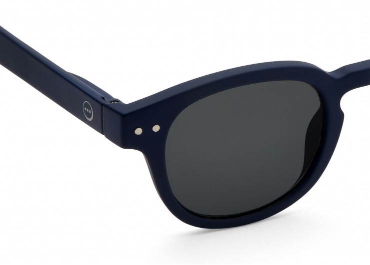 IZIPIZI, okulary przeciwsłoneczne Sun Junior #C Navy Blue 5-10lat 