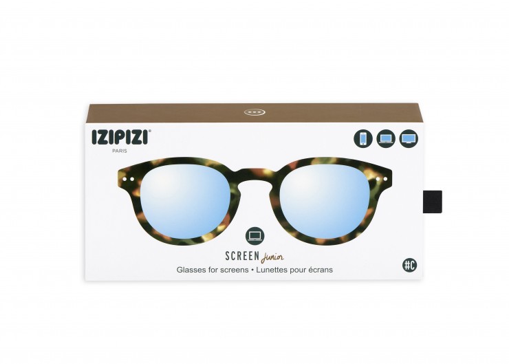 IZIPIZI, okulary ochronne Screen Junior #C Tortoise 5-10lat  