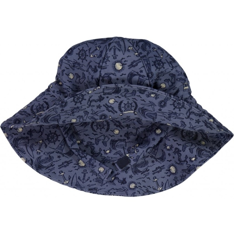 WHEAT, kapelusz UV Sun Hat - flintstone sealife1-18msc 