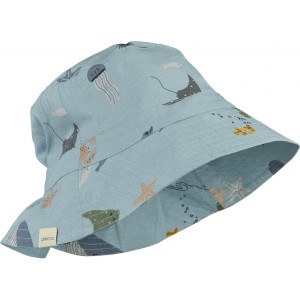 LIEWOOD kapelusz przeciwsłoneczny, Sander bucket hat Sea creature mix