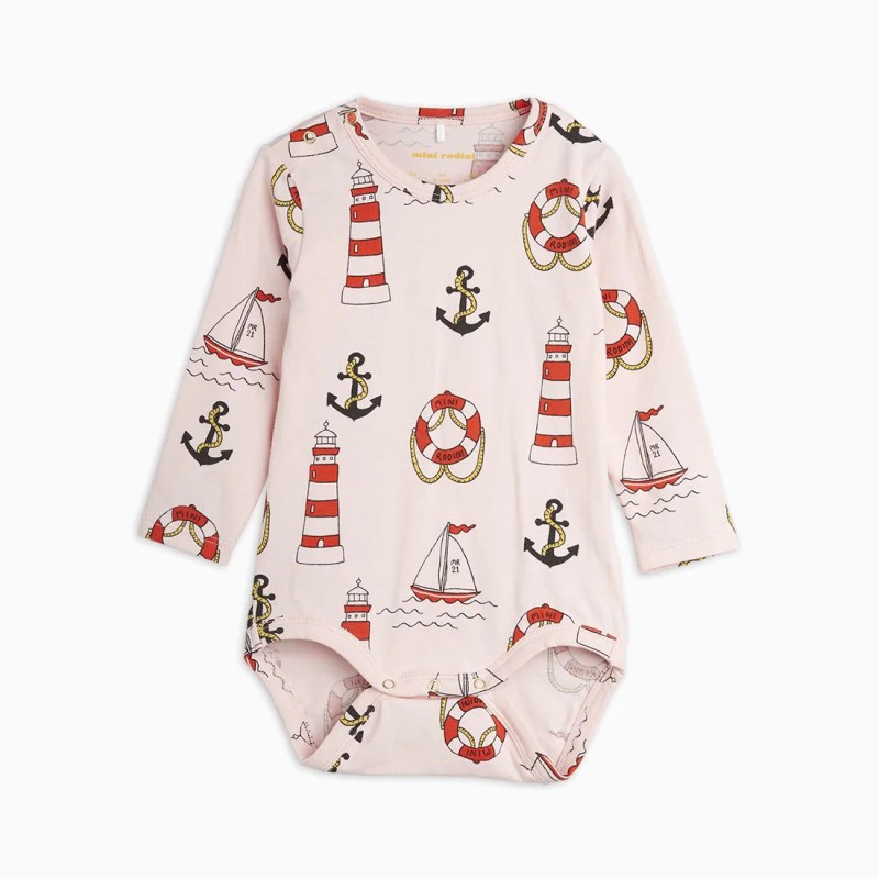 MINI RODINI, BODY LIGHTHOUSE LONG SLEEVE