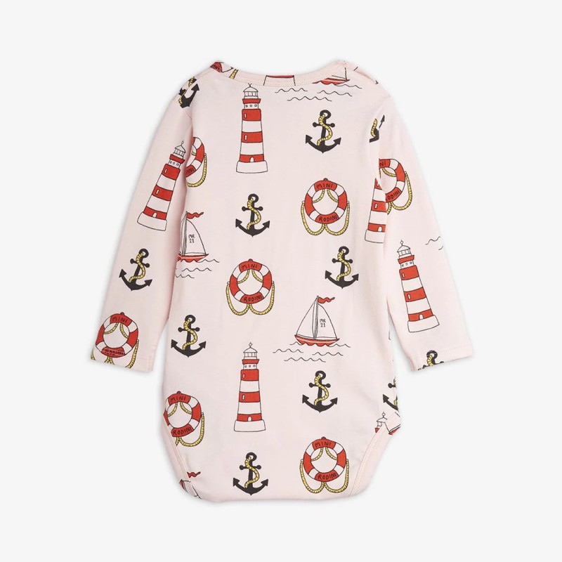 MINI RODINI, BODY LIGHTHOUSE LONG SLEEVE