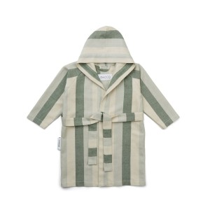 Liewood, szlafrok dziecięcy Dana Bathrobe - Y/D stripe: Garden green/sandy/dove blue
