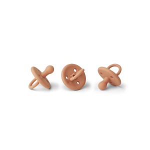 LIEWOOD, smoczek 3 sztuki, Paula pacifier 3-pack - Tuscany rose