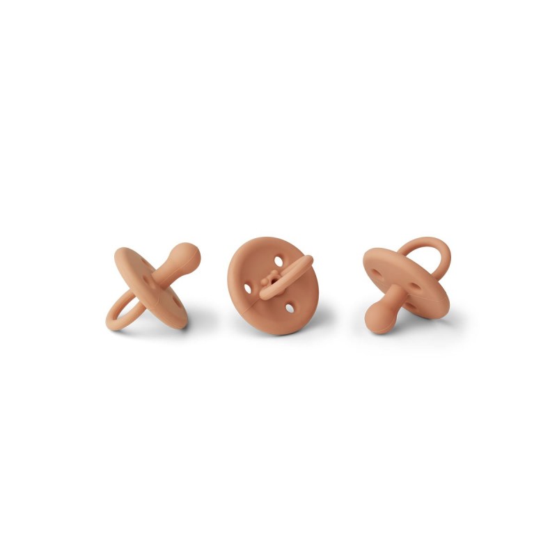 LIEWOOD, smoczek 3 sztuki, Paula pacifier 3-pack - Tuscany rose