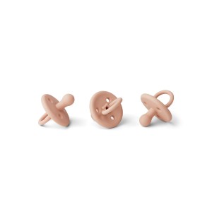 LIEWOOD, smoczek 3 sztuki,  Paula pacifier 3-pack - Rose
