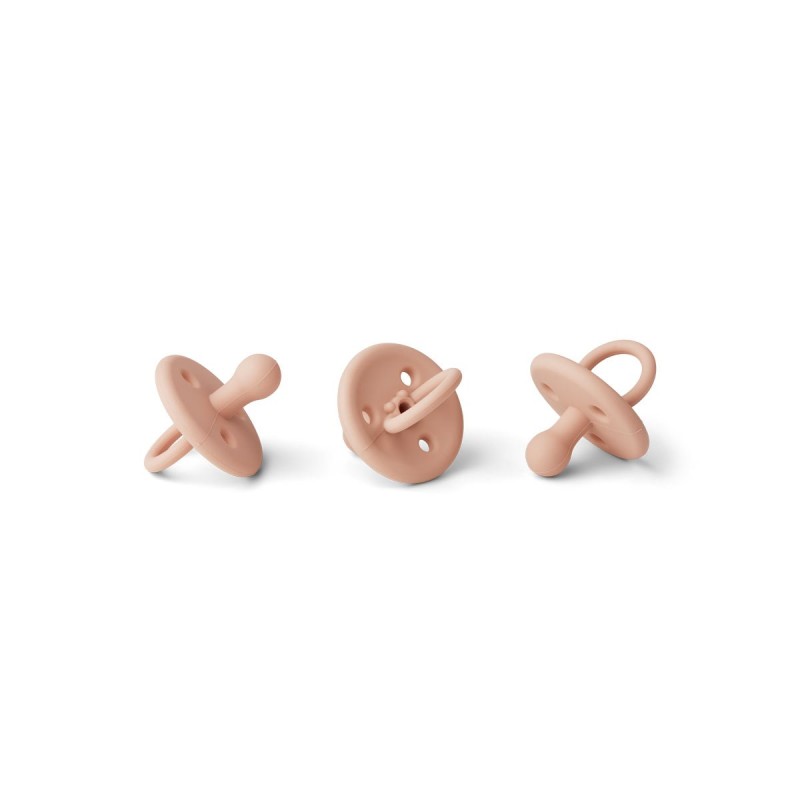 LIEWOOD, smoczek 3 sztuki,  Paula pacifier 3-pack - Rose
