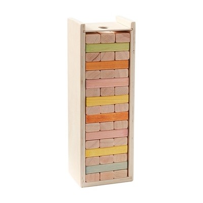 Kids Concept Gra Jenga Wieża Drewniana Klocki