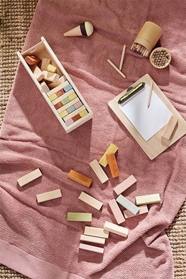 Kids Concept Gra Jenga Wieża Drewniana Klocki