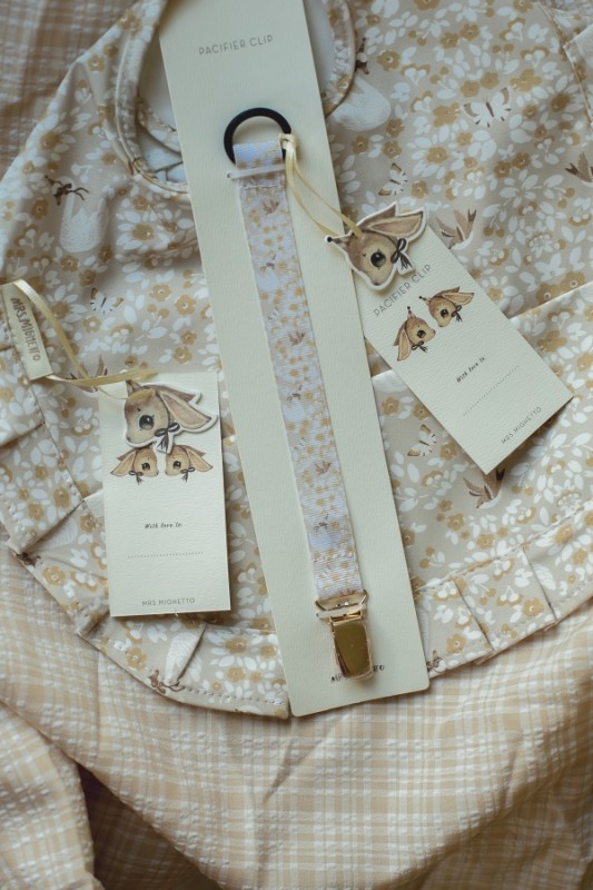 MRS MIGHETTO, ZAWIESZKA DO SMOCZKA, PACIFIER HOLDER SWAN & SPARROW