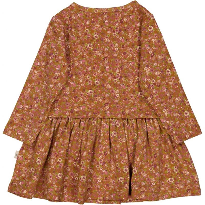 WHEAT, sukienka Dress Astrid bronze flowers 68-92  