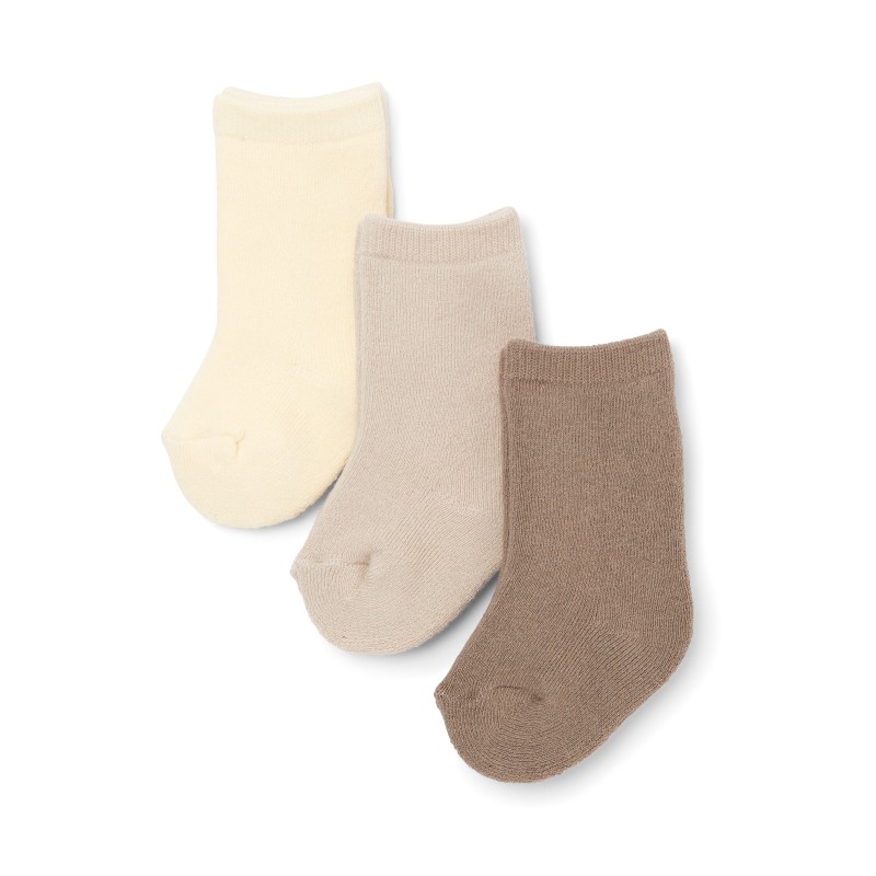 KONGES SLOEJD skarpetki  3 pary, 3 PACK TERRY SOCKS MELLOW MARSMELLOW