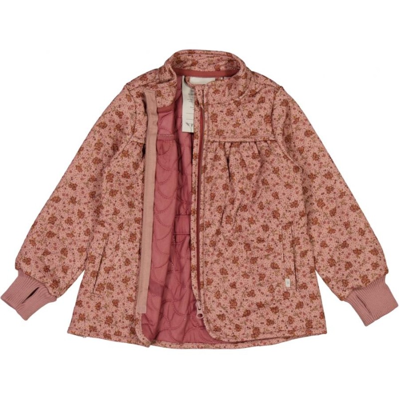 WHEAT, kurtka Thermo Jacket Thilde - wood rose flowers 98-140