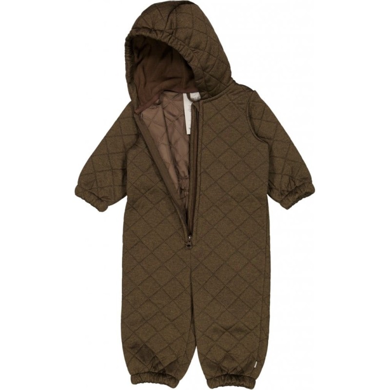 WHEAT, kombinezon Thermosuit Harley - brown melange 62-86 