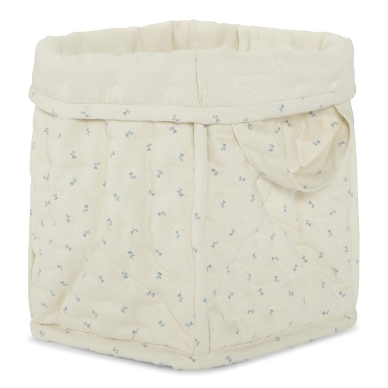 KONGES SLOEJD pikowany kosz - PETIT BISOU BLUE