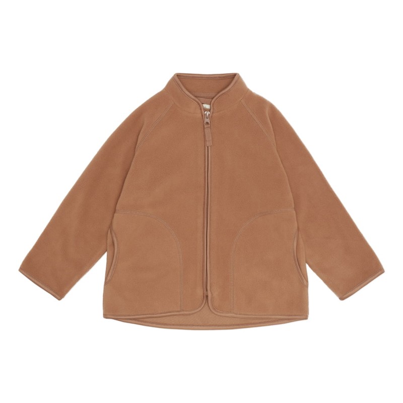 KONGES SLOEJD, kurtka polarowa fleece jacket - russet