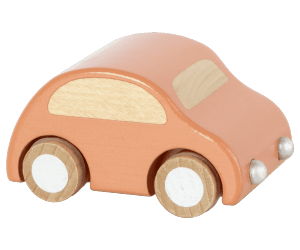 Maileg drewniany samochodzik z napędem, WOODEN CAR - Coral