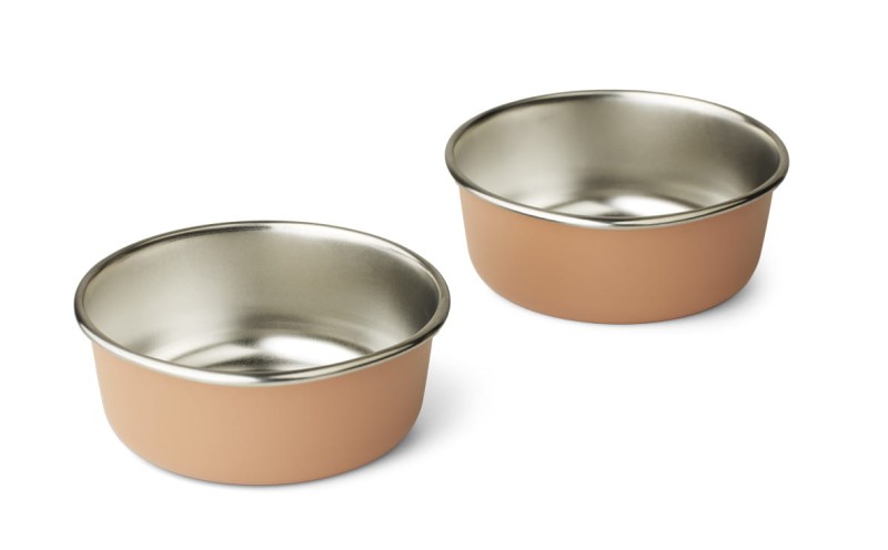 Liewood miseczki ze stali nierdzewnej 2szt, Edgar bowl 2-pack tuscany rose