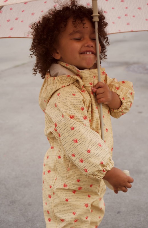 Konges Sloejd, zestaw przeciwdeszczowy rainy palme rainwear set - Goldie