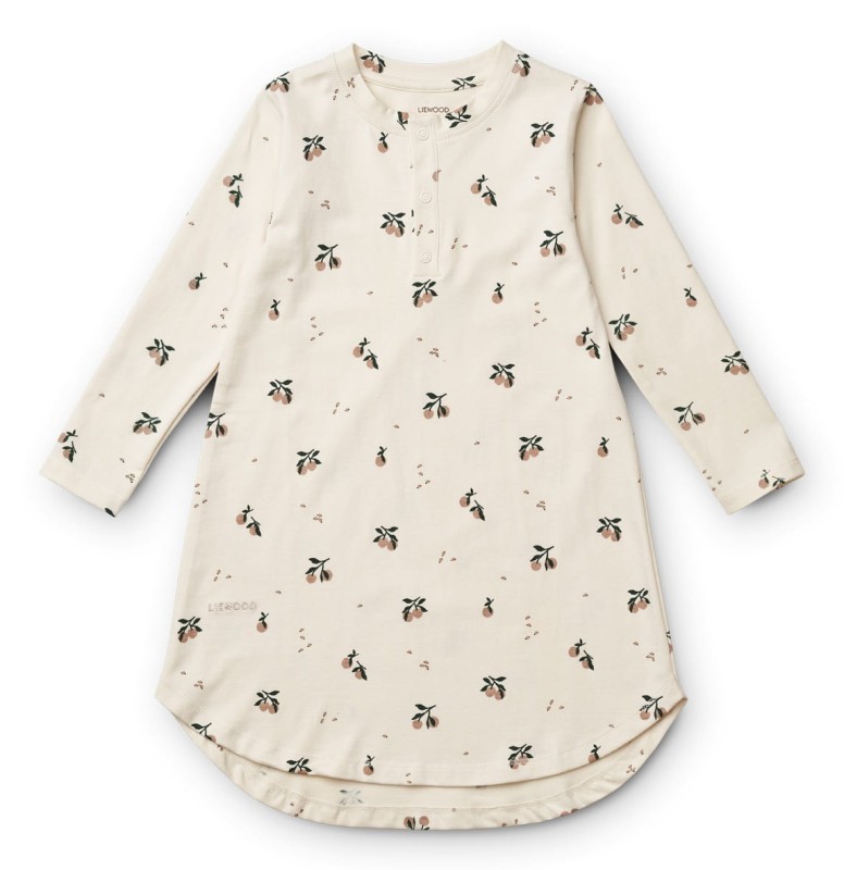 LIEWOOD, koszula nocna, piżama Alva nightgown Peach/sea shell mix