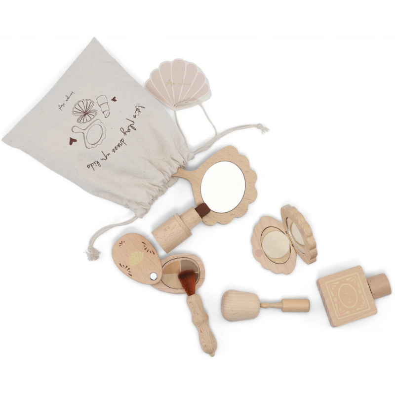 KONGES SLOEJD drewniany zestaw do makijażu, Beauty Set