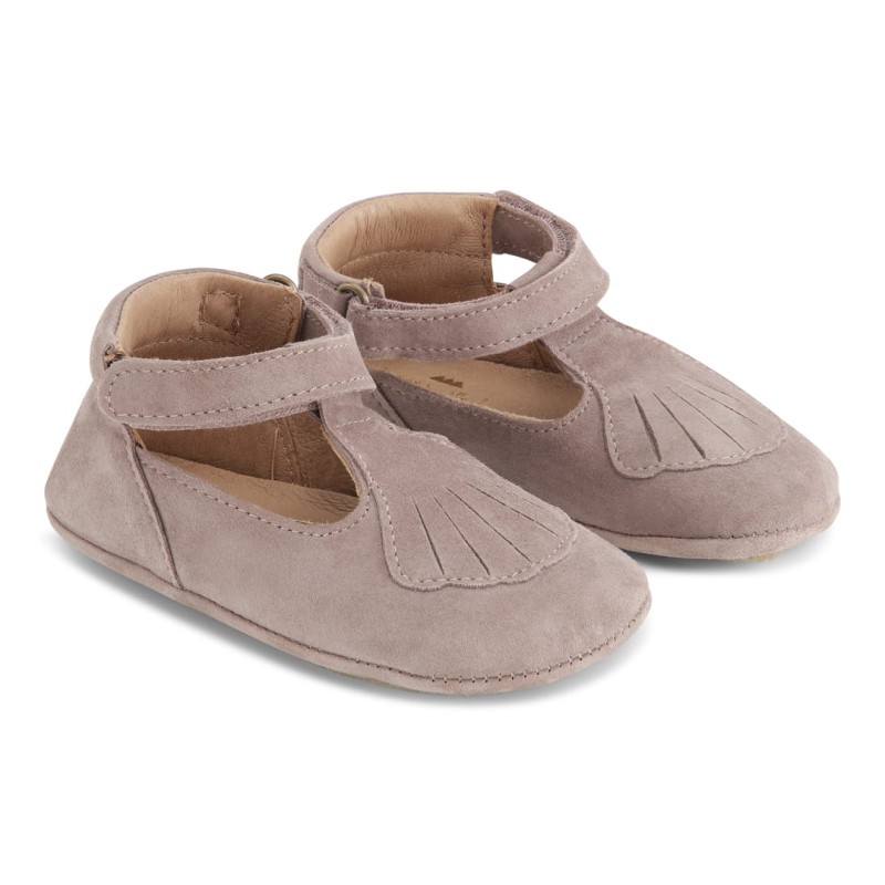 Konges Sloejd zamszowe buciki Coco Dark Rose