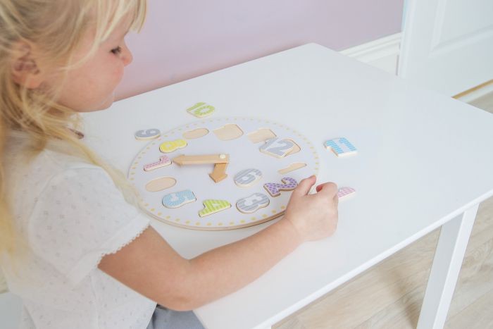 JABADABADO, Drewniany zegar edukacyjny 