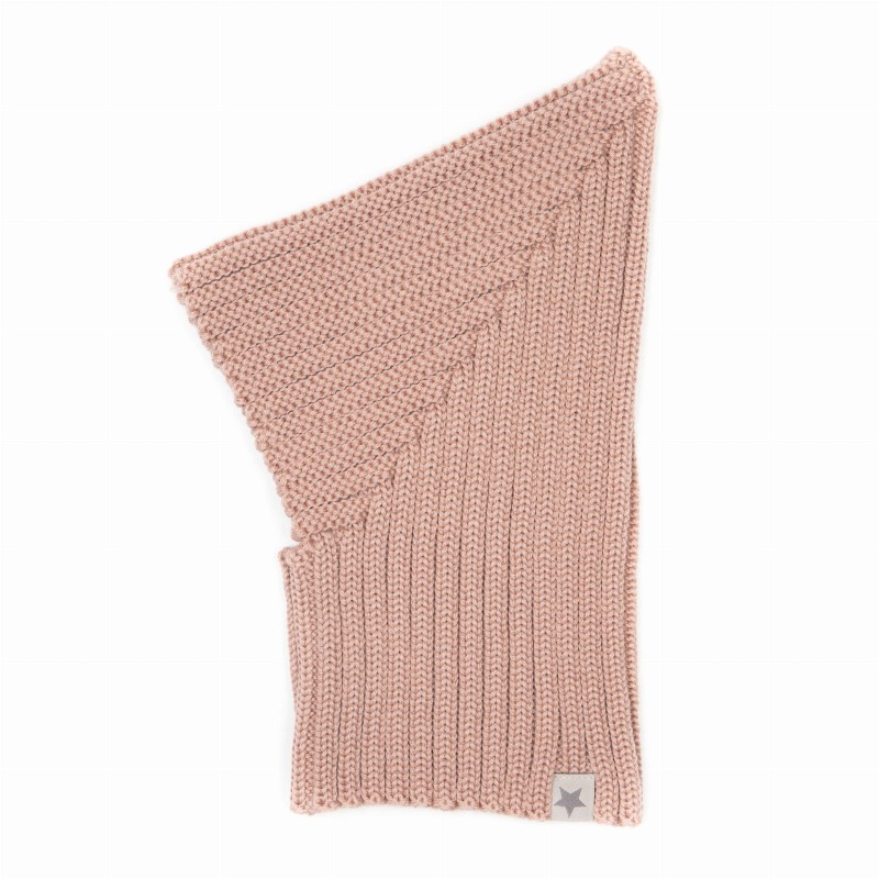 HUTTELIHUT czapka kominiarka Pixie z wełny merino różowa