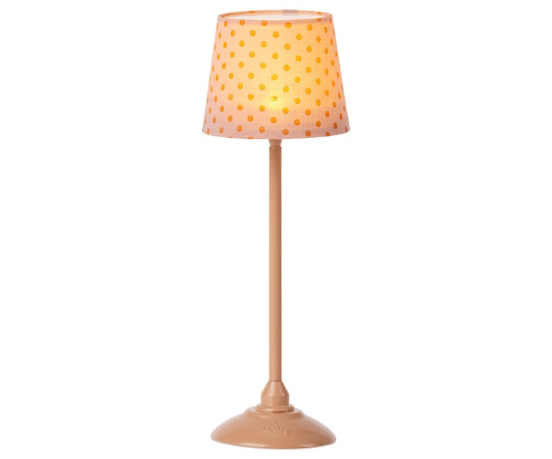 Maileg miniaturowa lampa podłogowa Dark powder