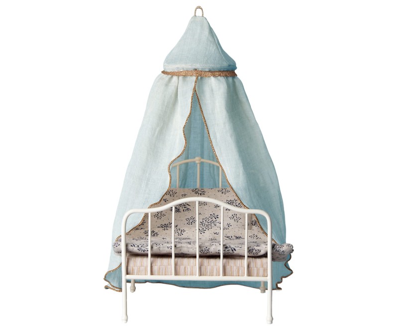 Maileg baldachim do łóżeczka, Miniature bed canopy - Mint