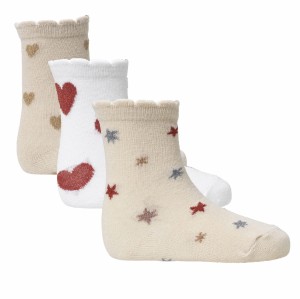 Konges Sloejd skarpetki Jacquard 3 pary heart/aisuru/star