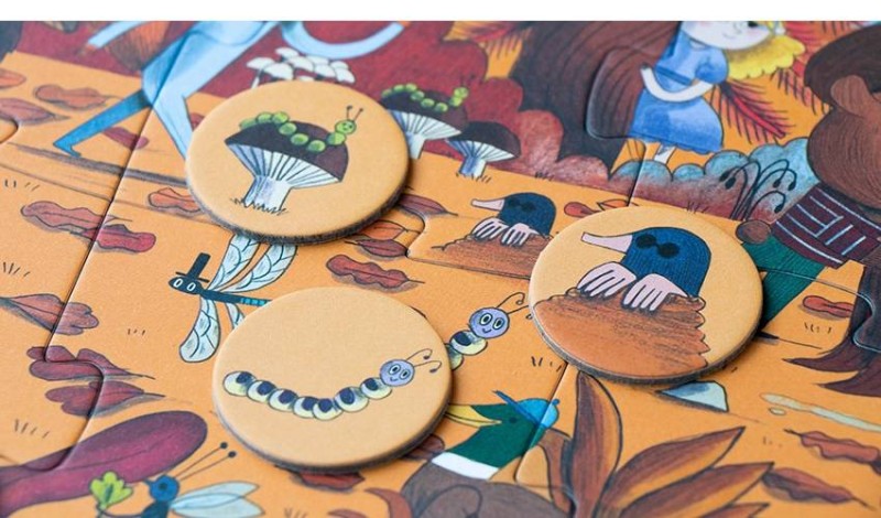 Londji Puzzle z grą obserwacyjną Bear's Forest