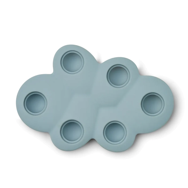 Liewood zabawka sensoryczna Anne pop it toy chmurka Whale blue mix