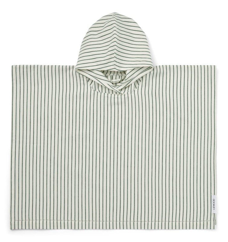 LIEWOOD, ponczo kąpielowe Roomie - Garden green / Creme de la creme