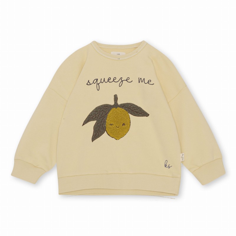 KONGES SLOEJD bluza z cytrynką Lou Sea Mist
