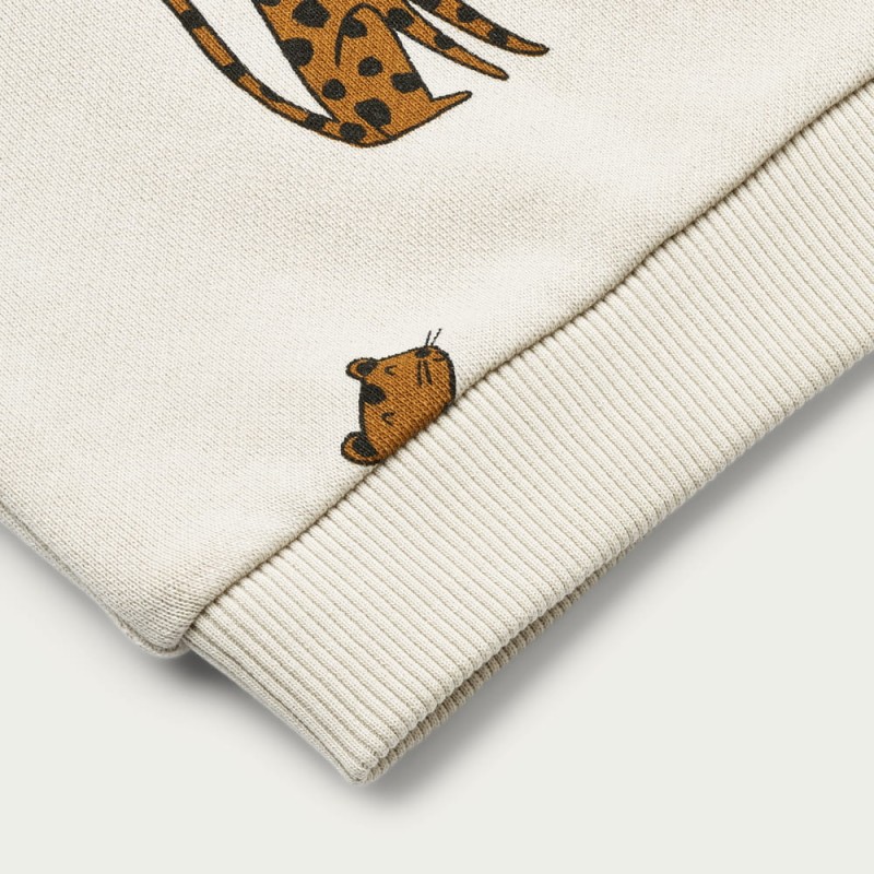 LIEWOOD, bluza z kapturem Hildur Leopard / Sandy
