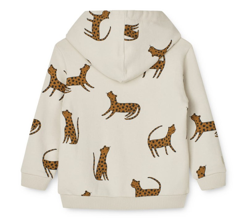 LIEWOOD, bluza z kapturem Hildur Leopard / Sandy
