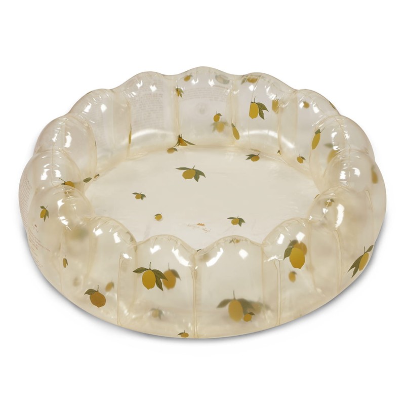KONGES SLOEJD mały transparentny basen Lemon 90 cm x 25 cm  