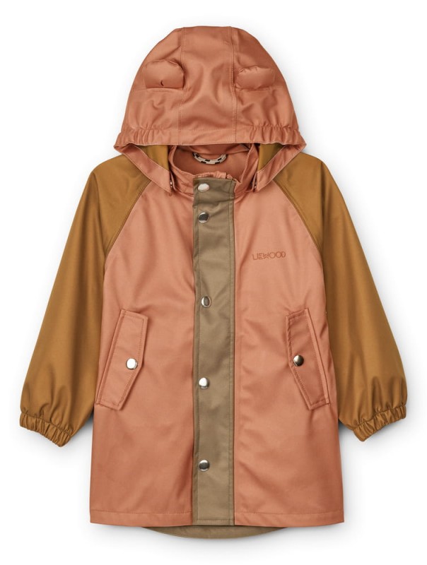 LIEWOOD, płaszcz kurtka softshell - Tuscany rose multi mix