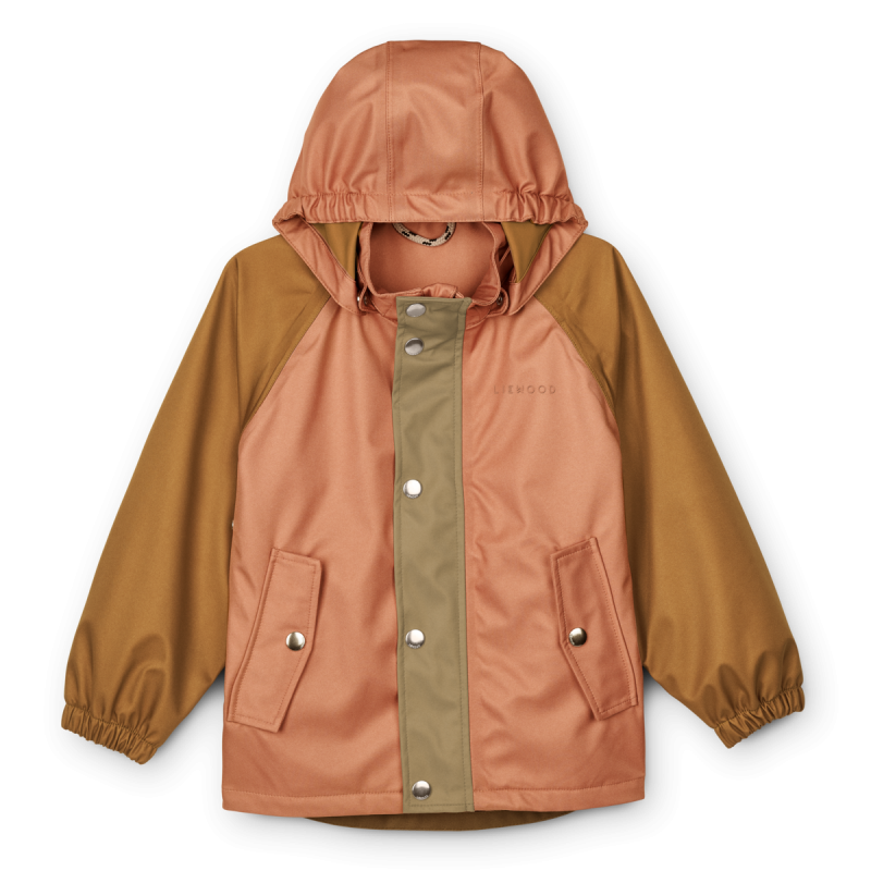 LIEWOOD kurtka i spodnie przeciwdeszczowe Parker soft shell Tuscany rose multi mix 4-9lat