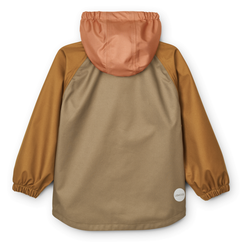 LIEWOOD kurtka i spodnie przeciwdeszczowe Parker soft shell Tuscany rose multi mix 4-9lat