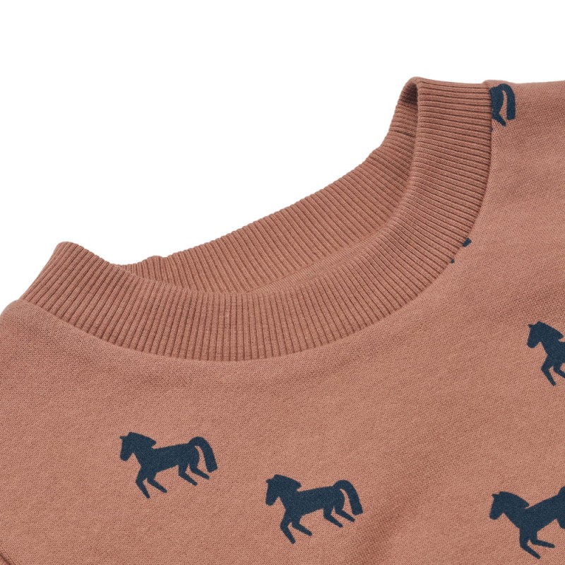 Liewood, bluza Thora horses / dark rosetta