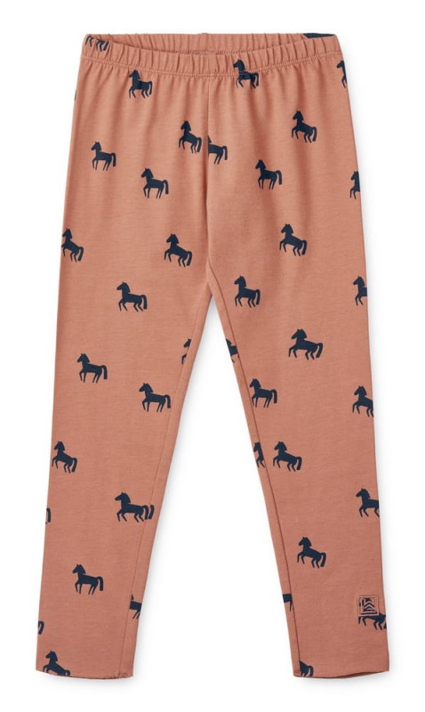 Liewood, legginsy Marie Horses / Dark rosetta