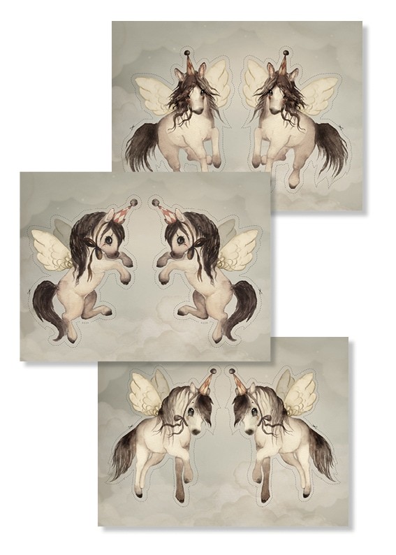 MRS MIGHETTO PAPER FRIENDS – FLYING PONIES