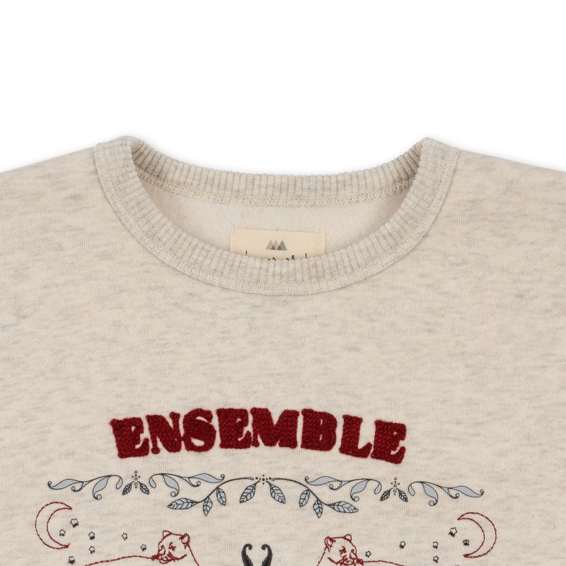KONGES SLOEJD, bluza Lou Grey Melange 86