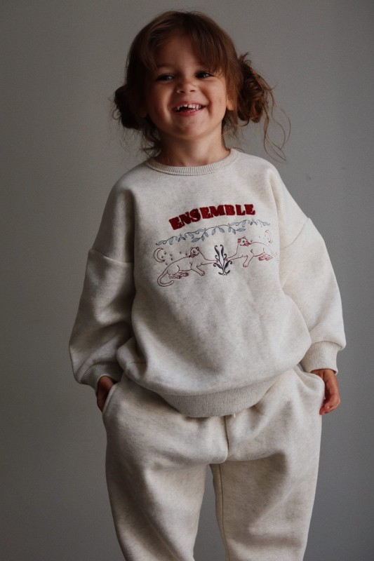 KONGES SLOEJD, bluza Lou Grey Melange 86