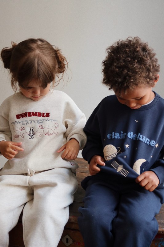 KONGES SLOEJD, bluza Lou Grey Melange 86