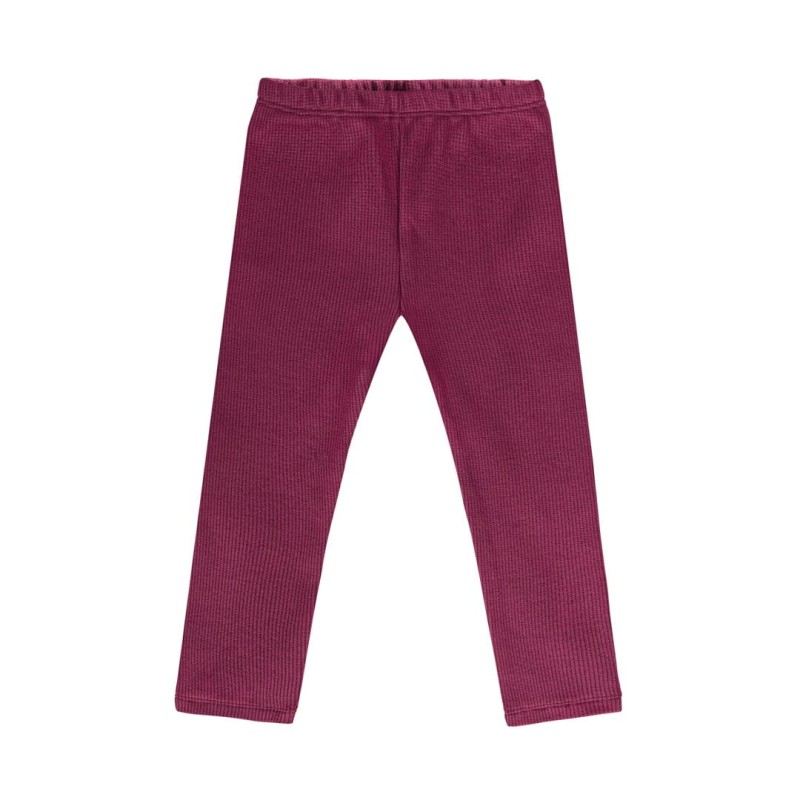 Dear Sophie, bordowe legginsy wafelek 74-80